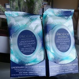 Pacifica Coconut Deodorant Wipes-2Pk